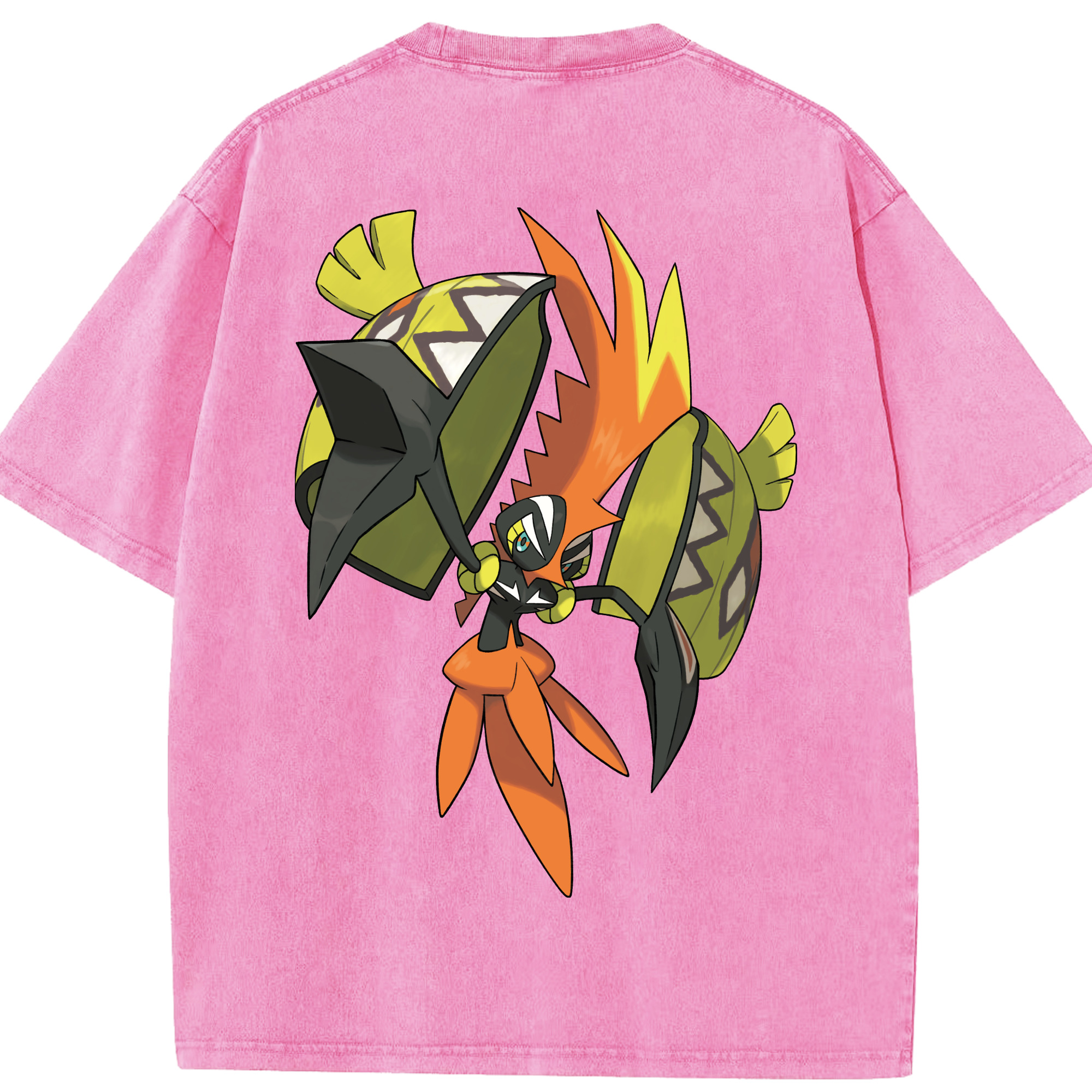 （画像用） ポケットモンスター Pokémon 綿100% ヴィンテージ風 半袖Tシャツ（背面プリント）